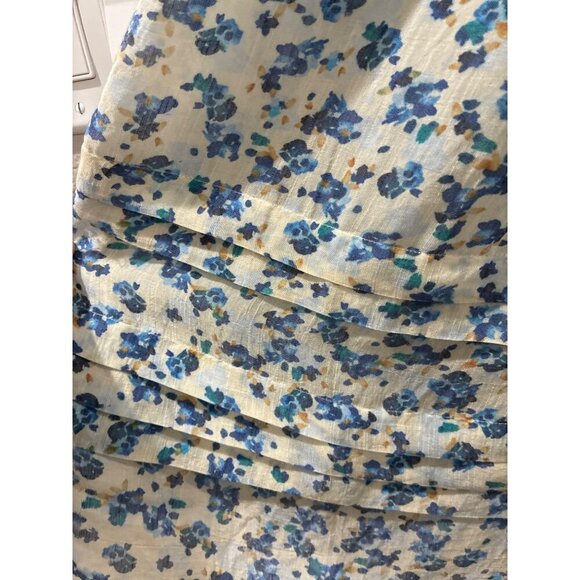 Lane Bryant Dress Womens Puff-Sleeve Tuck-Detail boho Midi Dress size 18 - Picture 7 of 9